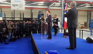 Discours d'Emmanuel Macron, ministre de l'Économie, à l'inauguration d'une usine Bolloré en Bretagne