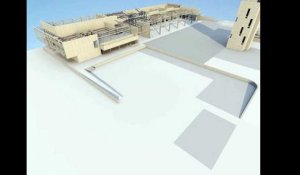 La construction du futur centre d'incendie de secours de Fougères en 1 min