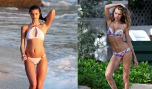 Réchauffons-nous avec une séance photo à la plage pour Victoria's Secret