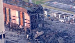 Angleterre : 1 mort dans l'effondrement spectaculaire d'une centrale