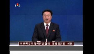 La Corée du Nord menace d'une attaque nucléaire préventive