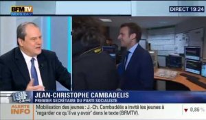 Jean-Christophe Cambadelis évoque Macron et son ego
