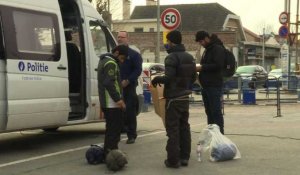 Des migrants refoulés à la frontière franco-belge