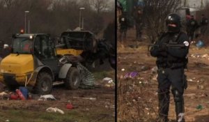 "Jungle" de Calais: poursuite du démantèlement de la partie sud