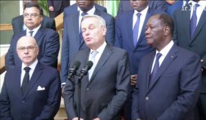 Jean-Marc Ayrault en Côte d'Ivoire : "Nous sommes la menace des terroristes de la même façon"