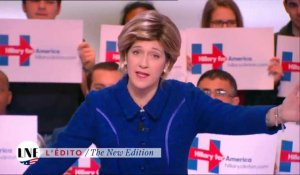 Daphné Bürki se déguise en Hillary Clinton dans La Nouvelle Édition