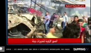 Syrie : 120 morts après une série d'attentats revendiqués par Daesh