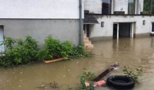 Fortes pluies: maisons inondées et routes coupées dans l'Yonne