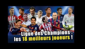 Les 18 meilleurs joueurs de la Ligue des Champions !