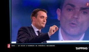 ONPC - Florian Philippot: Frédéric Beigbeder fait un doigt d'honneur pendant son intervention (Vidéo)