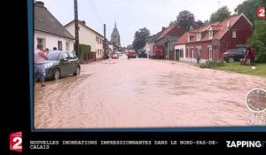 Nouvelles inondations impressionnantes dans le Nord-Pas-de-Calais