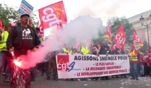 Loi travail: entre 75.000 et 80.000 manifestants à Paris