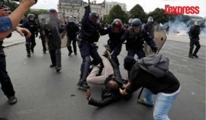 Loi Travail: violents affrontements dans le cortège parisien
