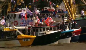 Une flottille pro-"Brexit" envahit la Tamise