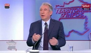 Pour François Bayrou la droite ne dépose pas de motion de censure à cause de l'Euro