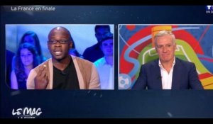 Euro 2016 : Didier Deschamps au bord des larmes après l'hommage de Lilian Thuram (vidéo)