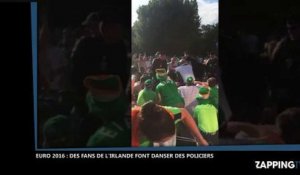 Euro 2016 : France-Irlande, des supporters irlandais font danser des policiers (Vidéo)