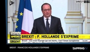 Brexit : François Hollande regrette, mais respecte la décision des britanniques (Vidéo)