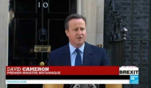 Brexit : le premier ministre David Cameron s'exprime sur la sortie de l'UE