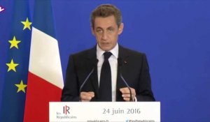 Sarkozy réclame un nouveau traité européen