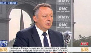 Thierry Braillard : «Non», les matchs de l'Euro ne seront pas diffusés en terrasse