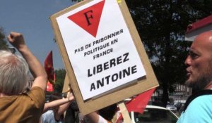 Manifestation en soutien à un militant CGT jugé à Lille