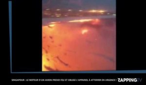 Singapour : Le moteur d'un avion prend feu et oblige l'appareil à atterrir en urgence ! (Vidéo)