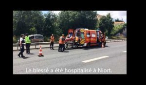 Accident de moto boulevard de l'Europe à Niort