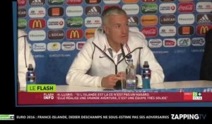 Euro 2016 : France-Islande, Didier Deschamps ne sous-estime pas ses adversaires (Vidéo)