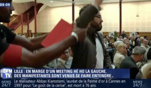 Un militant se fait déchirer sa chemise lors d'un meeting "Hé oh la gauche" - ZAPPING ACTU DU 05/07/2016
