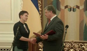 La pilote ukrainienne Savtchenko accueillie en héros