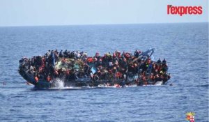 Un navire de migrants surchargé chavire en Méditerranée