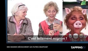 Des grands-mères découvrent pour la première fois les filtres Snapchat (Vidéo)
