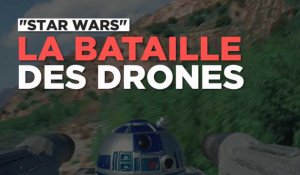  "Star Wars" : une bataille de vaisseaux spatiaux avec des drones 