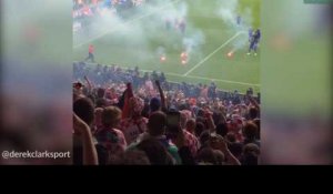 Fumigènes, stadier blessé, égalisation: le match gâché de la Croatie face à la République Tchèque