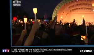Attentat d'Orlando : Une veillée aux chandelles en hommage aux victimes rassemble 50 000 personnes (Vidéo)