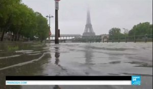 Inondations en France : la Seine déborde et monte à 4 mètres à Paris