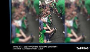 Euro 2016 : Des supporters Irlandais s'éclatent à Paris avant le match contre la Suède (Vidéo)