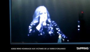 Attentat d'Orlando : Adele fond en larmes sur scène en rendant hommage aux victimes (Vidéo)