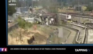 San Francisco : Un avion s'écrase sur les rails d'un train (Vidéo)