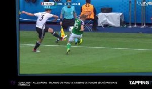 Euro 2016 - Allemagne - Irlande du Nord : L'arbitre de touche séché par Jonas Hector