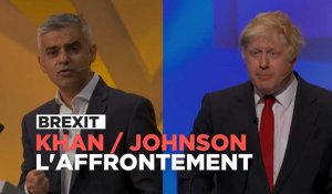 Brexit : le débat tourne à l'affrontement entre Khan et Johnson