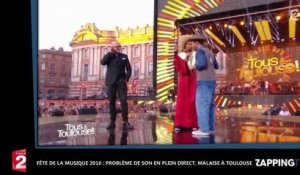 Fête de la musique 2016 : Problème de son en plein direct, malaise à Toulouse (Vidéo)
