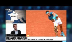Roland Garros : Rafael Nadal déclare forfait à cause d'une blessure au poignet