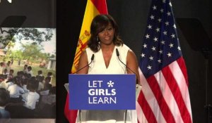 Madrid: Michelle Obama présente son initiative "Let Girls learn"