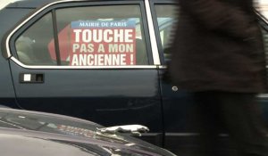 Contrôle des véhicules à Paris: manifestation à la Concorde