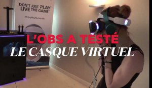 "L'Obs" teste la Playstation VR