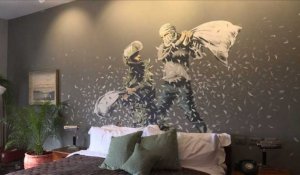 Banksy ouvre un "hôtel" à l'ombre du mur en Cisjordanie