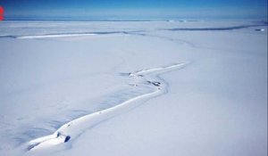 Un iceberg de plus de 5000 km2 prêt à se détacher en Antarctique