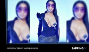 Nicki Minak seins nus à la Fashion week, son look sexy fait le buzz (Vidéo)